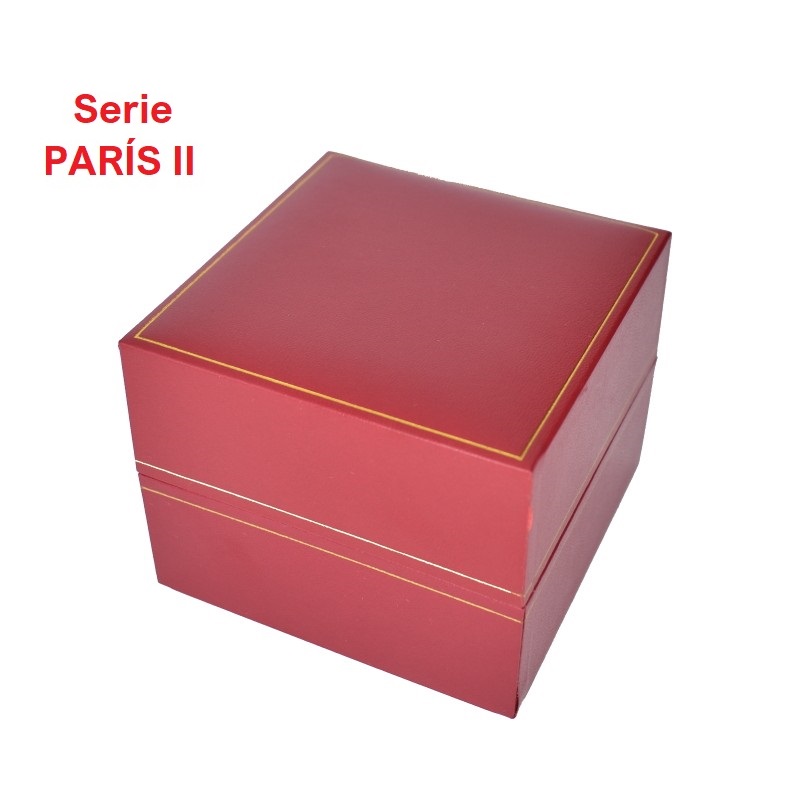 Estuche París cojín reloj 90x90x75 mm.